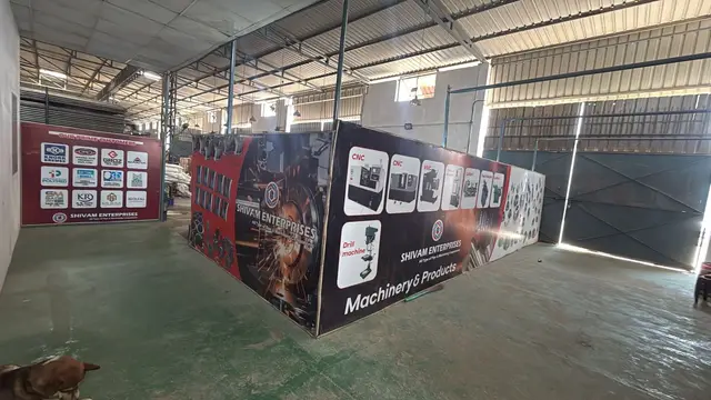 Shivam Enterprises machinery and customer display area